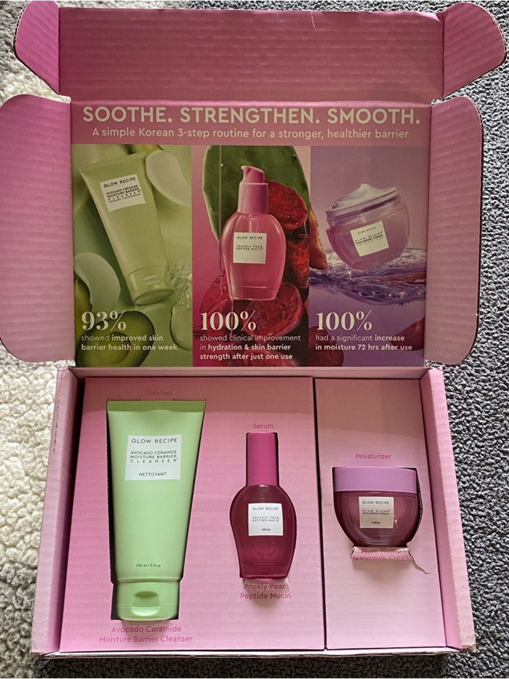NEW Best of Glow Recipe skin care set